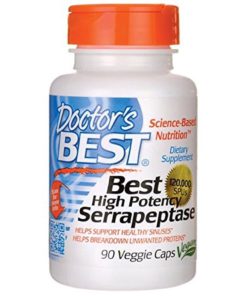 Doctor's Best High Potency Serrapeptase (120000 Units) 90-Count 90 Count