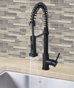 Vigo Edison Single Handle Pull-Down Spray Kitchen Faucet Matte Black 8 182299377559 3