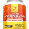 Digestive Enzymes With Prebiotics And Probiotics - All Natural Gluten Free En..