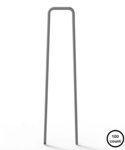 100 6-Inch Galvanized Garden Landscape Sod Staples Stakes Pins Anti-Rust 11-G.. 10 182299377777 1