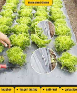 100 6-Inch Galvanized Garden Landscape Sod Staples Stakes Pins Anti-Rust 11-G.. 14 182299377777 5