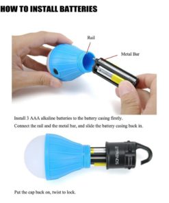 2 Pack E-Trends Portable Led Lantern Light Bulb For Camping Hiking Night Fish.. 10 182299381141 3