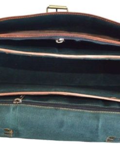 Mens Genuine Leather Messenger Bag For 15.6" Laptop Shoulder Bag Briefcase Sa.. 9 182299381293 3