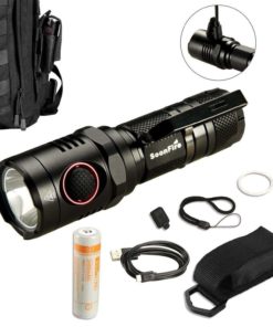 Alternative view of Rechargeable Flashlight:Cree Xm-L2 U3 Led 1000 Lumen Waterproof Usb Rechargea..