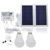 [6W Panel Foldable] Hkyh Solar Mobile Light System Solar Home Dc System Kit 3..