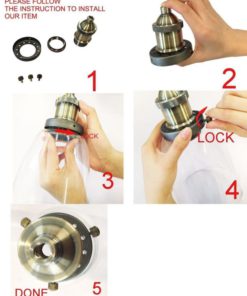 Claxy Ecopower Simplicity Industrial Edison Antique Glass 2-Light Wall Sconce.. 13 182299382600 6