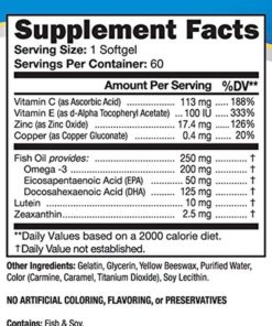 Lipotriad Visionary Areds2 Based Eye Vitamin And Mineral Supplement - 2 Mo Su.. 7 182299382870 2