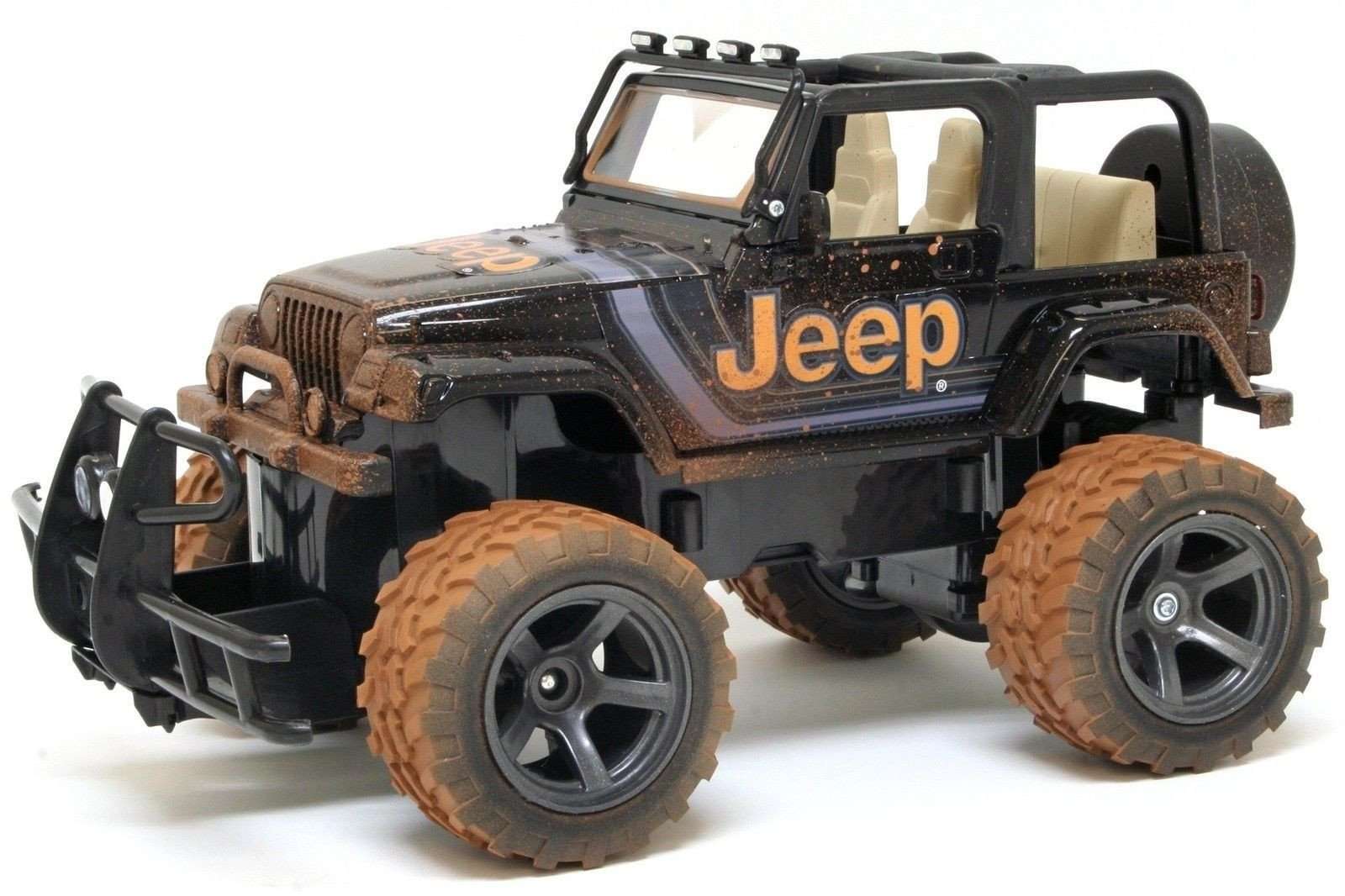 Машина New Bright ру 1:10 Jeep Wrangler зеленая 21048u