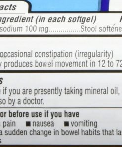 Equate - Stool Softener 100 Mg 140 Capsules (Compare To Colace) 5 182299384384 2