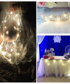 6 Pcs Fairy String Lights Battery Operated 7.2Ft(2.2M) 20 Leds Led Moon Light.. 10 182299385516 3