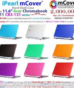 Alternative view of Ipearl Mcover Hard Shell Case For New 2016 11.6" Acer Chromebook 11 Cb3-131 S..