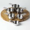 Measuring Cups Stainless Steel 6 Piece Stackable Set By Kitchenmade 4 182299387638 0