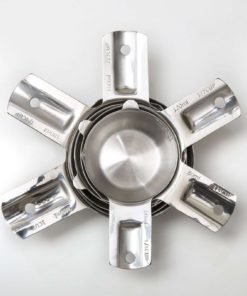 Measuring Cups Stainless Steel 6 Piece Stackable Set By Kitchenmade 16 182299387638 7