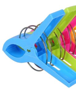 Ecrocy 8 Pack Beach Towel Clips In Bright Colors - Jumbo Size- Keep Your Towe.. 8 182299388126 2