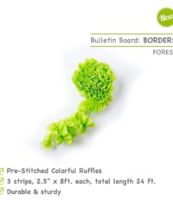 Smart-Fab 3Ubr030897 Pre-Stitched Ruffled Craft Fabric Bulletin Board Borders.. 7 182299388870 2