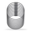 Luggage Tag Loops - Stainless Steel Metal Wire Straps 10-Pack Silver 2 182299390258 0