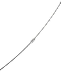 Luggage Tag Loops - Stainless Steel Metal Wire Straps 10-Pack Silver 8 182299390258 2