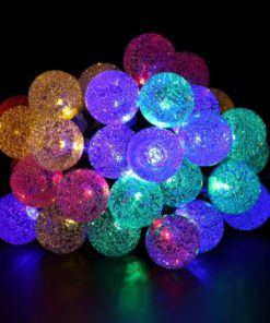 Gdealer Waterproof 30 Led Crystal Ball Solar String Lights 20 Feet (6 Meters).. 9 182299390719 2