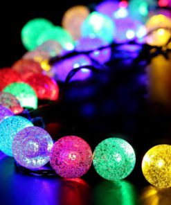 Gdealer Waterproof 30 Led Crystal Ball Solar String Lights 20 Feet (6 Meters).. 10 182299390719 3