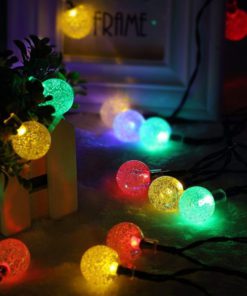 Gdealer Waterproof 30 Led Crystal Ball Solar String Lights 20 Feet (6 Meters).. 12 182299390719 5
