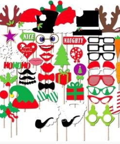 Ygdz Photo Booth Props Diy Kit For Christmas Photobooth Dress-Up Accessories .. 8 182299395445 2