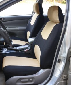 Fh-Fb050114 Flat Cloth Car Seat Covers Beige Color Beige/Black 8 182299399201 1