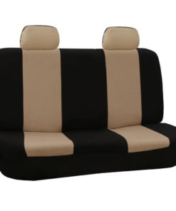 Fh-Fb050114 Flat Cloth Car Seat Covers Beige Color Beige/Black 12 182299399201 5
