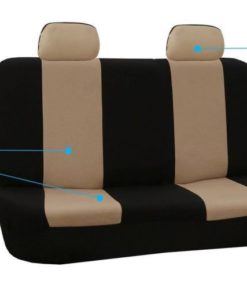 Fh-Fb050114 Flat Cloth Car Seat Covers Beige Color Beige/Black 13 182299399201 6