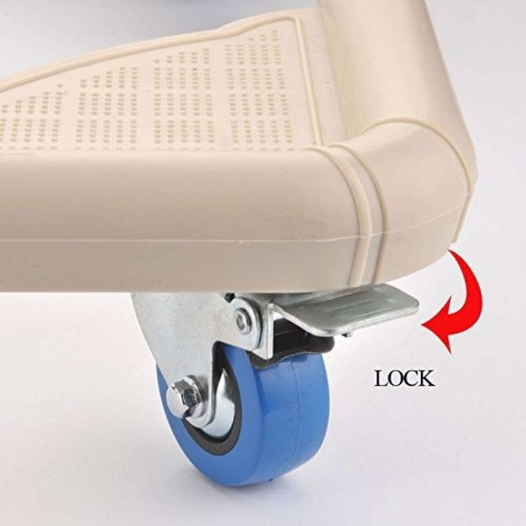 Spacecare 4 Rubber Locking Swivel Wheels Telescopic Furniture Dolly Roller Wi.. - $30.95