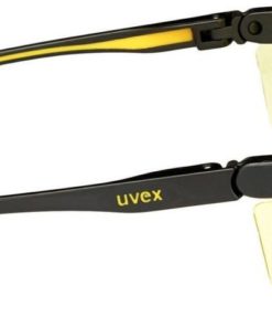 Uvex S3522 Genesis X2 Safety Eyewear Black And Yellow Frame Amber Ultra-Dura .. 6 182299401396 2