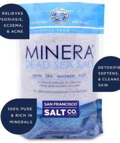 Alternative view of Minera Dead Sea Salt 2Lb Bag Fine Grain 100% Pure Mineral Salt Treatment