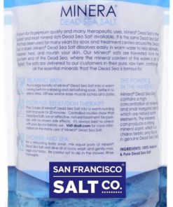 Minera Dead Sea Salt 2Lb Bag Fine Grain 100% Pure Mineral Salt Treatment 11 182299401712 4