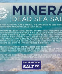 Minera Dead Sea Salt 2Lb Bag Fine Grain 100% Pure Mineral Salt Treatment 13 182299401712 6
