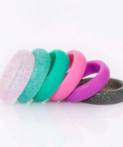 Silicone Wedding Ring For Women By Doerdo Durable Rubber Sport Band For Activ.. 5 182299401910 1