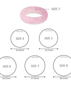 Silicone Wedding Ring For Women By Doerdo Durable Rubber Sport Band For Activ.. 7 182299401910 3