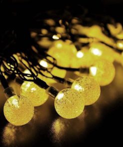Alternative view of Wishworld Outdoor Solar Fairy String Lights Waterproof Globe String Lights 20..
