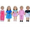 Ebuddy 5-Sets Doll Party Dress Clothes Outfits Pajames For 18 Inch American G.. 6 182299405782 0