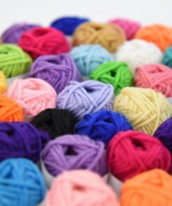 Basic Yarn Bonbons Pack - 40 Acrylic Yarn Skeins - Assorted Colors - Perfect .. 9 182299406542 2