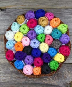 Basic Yarn Bonbons Pack - 40 Acrylic Yarn Skeins - Assorted Colors - Perfect .. 13 182299406542 6