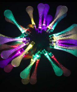 Alternative view of String Light Company Lights Solar Powered Waterproof Outdoor 20Ft 30 Led Stri..