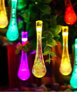 String Light Company Lights Solar Powered Waterproof Outdoor 20Ft 30 Led Stri.. 9 182299407098 2