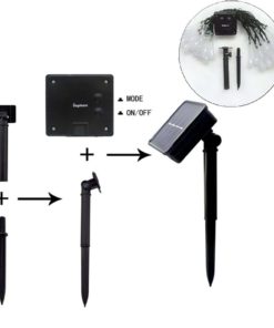 String Light Company Lights Solar Powered Waterproof Outdoor 20Ft 30 Led Stri.. 11 182299407098 4