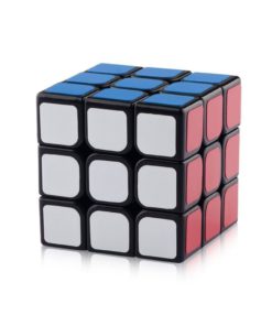 Alternative view of D-Fantix Speed Cube 3X3 Smooth Magic Cube Puzzle Stickered Version Black Brai..