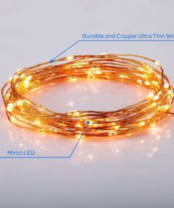 Alternative view of Homestarry Waterproof Decorative Outdoor String Lights 20 Ft 120 Led Dimmable..