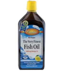 Carlson Labs Very Finest Liquid Fish Oil 16.9 Fl. Oz. Lemon Frustration Free ..
