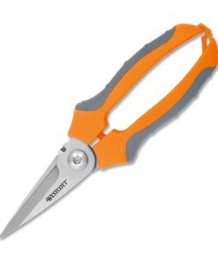 Westcott Elite Stainless Steel Utility Snips With Cushioned Handle Orange And..