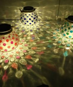 Blue Green Diamond Solar Glass Jar Decoration Light Sogrand Small Glass Jars .. 6 182299411141 2