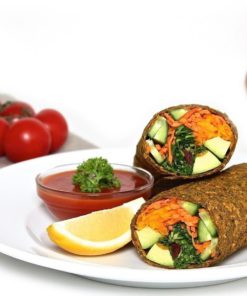 Alternative view of Wrawp Raw Vegan Flat Bread Original Paleo 5.3 Oz 3 Wraps
