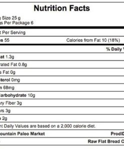 Wrawp Raw Vegan Flat Bread Original Paleo 5.3 Oz 3 Wraps 5 182299412642 2