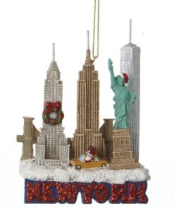 Kurt Adler City Travel New York City Ornament 3.25-Inch